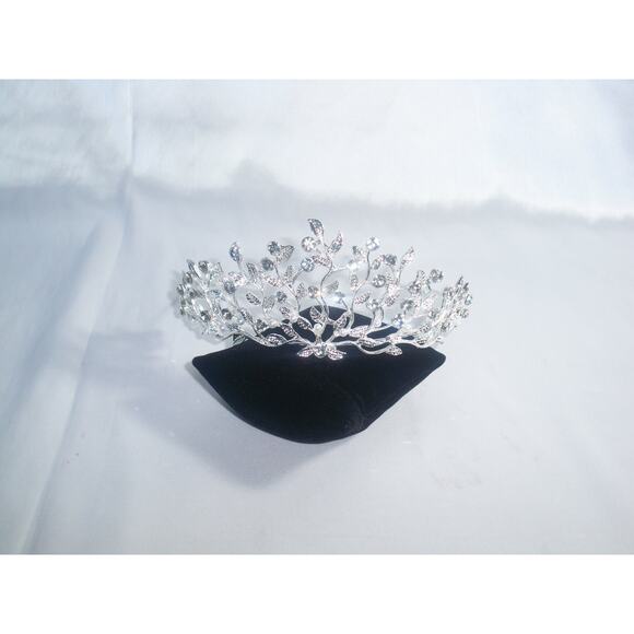 Floral Vine Tiara Bridal tiara Crown Floral Wedding Headpiece, Prom Party Tiara - Picture 1 of 5